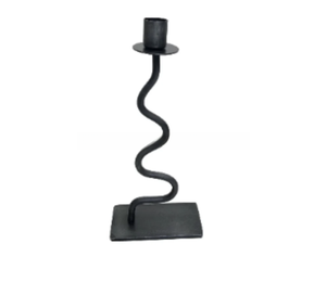 Bougeoir en métal doré de luxe avec support en fer et verre décor de pièce maîtresse de Table de noël et de fête à la maison élégante - Product Image 1