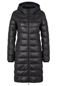 Manteau d'hiver long matelassé en coton camouflage imperméable et coupe-vent pour femmes, avec broderie tissée - Product Image 6
