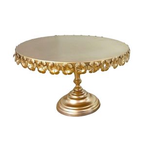 Base Redonda Decorativa para Pastel, Ecológica, de Metal, con Pedestal y Cristales, para Decoración de Fiestas de Cumpleaños y Bodas, Marca Rabeh - Product Image 6