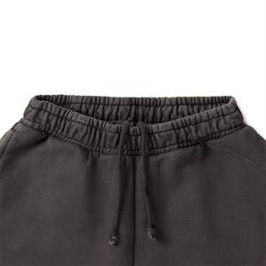 Pantalon de survêtement à jambes larges gris anthracite pour hommes coupe décontractée taille élastique décontracté salon Streetwear léger confort au quotidien droit - Product Image 3