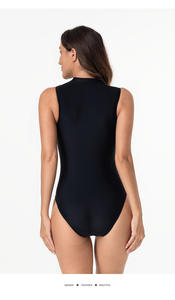 Women's <b>High</b> Quality One-Piece Dive Swim Suit with Print Design Front Logo Quick Dry Anti-Bacterial Waterproof Breathable 2pcs - Product Image 3