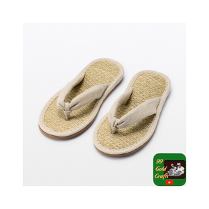 Chaussons d'intérieur en coco naturel et jonc de mer Chaussures légères et douces pour un port quotidien confortable à la maison - Product Image 5