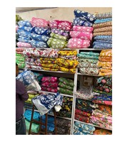 Tela de Algodón Estampada de Alta Calidad para Confección de Vestidos Deportivos y Kimonos de Pijama, Multiusos, Venta al por Mayor, Suministro por Yarda - Funda para Bolsas