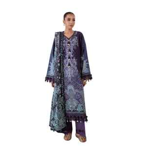 Nouveau modèle Salwar Kameez robe pakistanaise en coton lin à broderie lourde pour femmes robes indiennes pakistanaises décontractées du Pakistan - Product Image 1