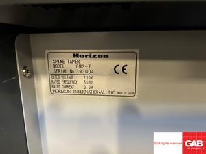 Máquina de Encuadernación de Lomo de Libro Horizon GMS-7 Spine Taper - en Venta - Product Image 6