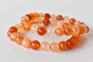 Best Stretchable Carnelian 8mm Round <b>Beaded</b> <b>Bracelet</b> Natural Healing Crystal <b>Bracelet</b> For Jewelry Meditation At Wholesale Price - Product Image 2