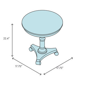 Đương đại trống giọng Bàn cà phê công nghiệp hiện đại cổ điển màu đen sắt thiết kế tròn cho phòng khách mới phát hành mới nhất - Product Image 2