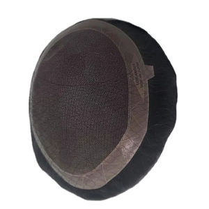 Perruque et patchs de cheveux 100% humains Remy indiens, prothèse, ondulation naturelle, ondulation profonde, cheveux Taz Bangladesh, bonnet U-Part, écologique - Product Image 3