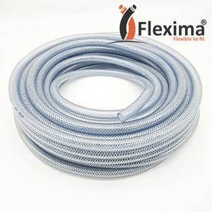 High Pressure Food Beverage Flexible <b>PVC</b> Braided <b>Hose</b> Durable Water Juice Liquid Transfers Food Safe Plastic Tubing Flexima - Product Image 6