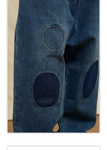 Nouveau pantalon en jean décontracté pour homme, style hip-hop, jean ample à effet laser, streetwear, jean baggy - Product Image 5