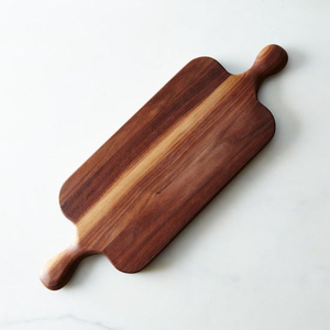 Handcrafted Great Quality Acacia <b>Wood</b> Chopping <b>Board</b> With Leather Handle <b>For</b> Kitchen Use And Food Serving <b>Board</b> On <b>Sale</b> - Product Image 3