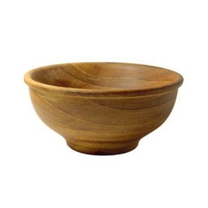 Bol en bois écologique de haute qualité ensemble motif rond vaisselle vaisselle fêtes cuisine céramique manguier bois métal matériel - Product Image 1