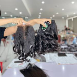 ช่อผมมนุษย์หยักศกสีธรรมชาติจาก100% เวียดนาม - Product Image 2