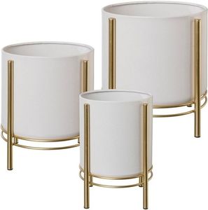 Jardinière en métal en fer robuste de haute qualité avec support Design unique pour une utilisation dans le jardin intérieur Jardinière décorative entièrement personnalisable - Product Image 3