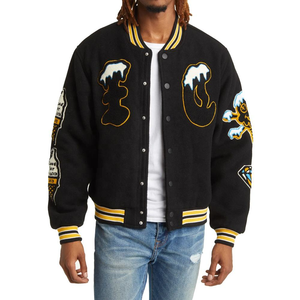 Top Trending Personalizable Letterman Jacket Vintage Baseball Custom Varsity College Chaqueta de béisbol para hombres - Product Image 1