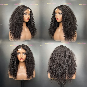 Eau bouclée après brossage perruque cheveux humains vietnamiens déjà faits perruque dentelle fermeture vietnamienne jeunes donneurs de cheveux - Product Image 3