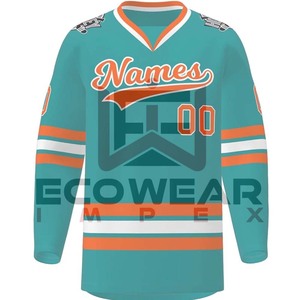 2025 nuevo 3D impreso cosido hombres Hockey sobre hielo Jersey manga larga superventas estilo clásico suministro de fábrica ropa de Hockey sobre hielo - Product Image 2