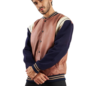 OEM Fabricant de haute qualité Hiver Laine Chenille Broderie Cuir Manches Travail Personnalisé Baseball Letterman Stand High Street - Product Image 3