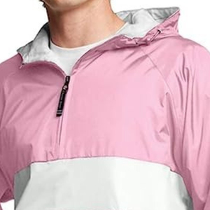 Veste coupe-vent pour hommes vente en gros de pulls à capuche personnalisés fermeture à glissière latérale avec poches manteau de pluie veste veste bouffante - Product Image 3