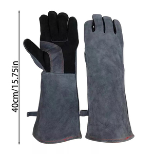 Gants de soudage en cuir de qualité supérieure, fabriqués sur mesure, résistants à la chaleur, personnalisés, non rigides, de sécurité, imperméables, antidérapants, durables - Product Image 5