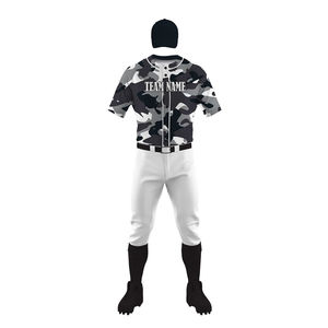 Uniformes de Béisbol Personalizados para Equipos Deportivos Masculinos, Impresos a Color, 100% Poliéster, Transpirables, que Absorben la Humedad, con Logotipo Personalizado OEM - Product Image 3