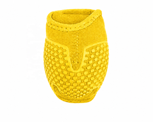 Protège-jambes pour chevaux Tough Tack en microfibre jaune avec semelle Hex Grip pour l'équitation 2026 - Product Image 3