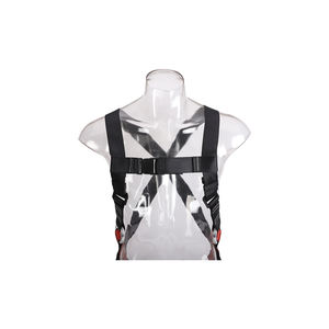 สายรัดนิรภัยสำหรับเด็กเต็มตัวทำจากโพลีเอสเตอร์สีดำสีแดง45มม. แข็งแรงทนทานสูงสำหรับเด็กอุปกรณ์สำหรับปีนเขาทำลาย25KN - Product Image 5