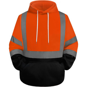 Blouson aviateur haute visibilité à logo doublé polaire imperméable trafic veste de sécurité réfléchissante haute visibilité fabriquée par les sports habillés - Product Image 1