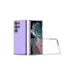 Coque en silicone premium anti-traces de doigts JoieCreatif Coss Series pour Samsung Galaxy S23 Ultra Plus, coque arrière transparente antichoc - Product Image 1