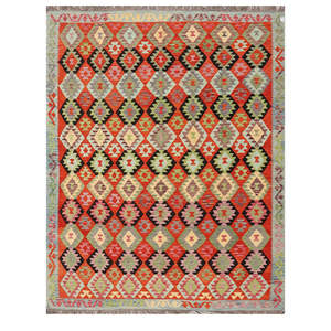 พรมกิลิม ไมมาณา อัฟกานิสถาน ขนาด 331 x 256 ซม. พรมปูพื้นและชุดพรม - Product Image 1