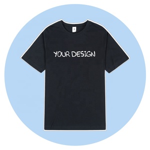 Dernière impression DTG personnalisée de haute qualité t-shirt vierge surdimensionné logo personnalisé sérigraphie t-shirt brodé pour hommes - Product Image 2