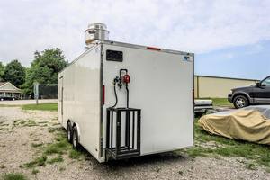 Remorque alimentaire mobile de bonne qualité, chariot de cuisine de rue avec friteuse, cuisine entièrement équipée pour les snacks, les bonbons et les chips - Product Image 5