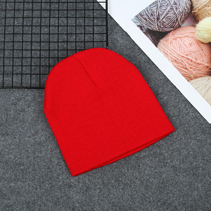 Luxury Winter Warm Knitted Beanie Hat Custom Embroidered Logo Cap OEM Wholesale Bulk - Product Image 1