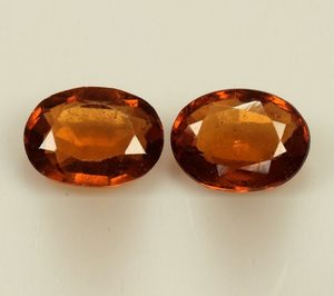 Piedras preciosas de granate de hessonita natural con forma de mezcla facetada para la fabricación de joyas de las minas de Ceilán, piedra de goma de alta calidad - Product Image 2