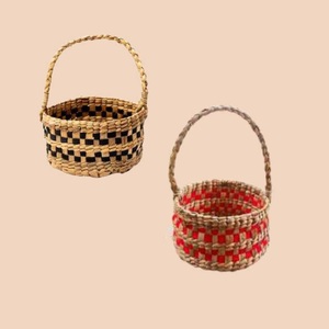 Cheap Price Eco Friendly Sea <b>Grass</b> Basket Natural Handmade Mini Plant Pot <b>Food</b> Storage Basket for Picnic - Product Image 4
