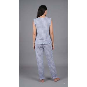 Conjunto de Pijama Evolve X Venus para Mujer, Premium, de Rayón Suave, Transpirable, Estampado, con Top de Manga Corta (NPSRY3506BL) - Product Image 5