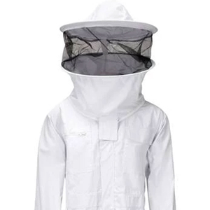 Combinaison d'apiculture blanche de haute qualité, respirante, anti-piqûres, en polyester et coton - Product Image 2