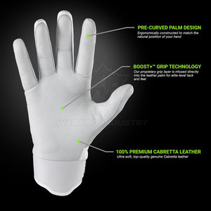 Gants de frappe de baseball pour entraînement, pour joueurs adultes, avec design léger, forte adhérence de la paume et mouvement flexible du poignet - Product Image 5