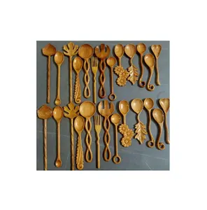 Buona qualità buona scelta Vietnam produttore cucchiaio di legno Set per la cucina in legno Set di stoviglie utensili varietà di dimensioni