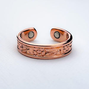 2026 Canadá moda venta al por mayor joyería famosa cristiana sin recubrimiento sólido puro ancho anillo de cobre para mujeres anillo grueso para mujeres - Product Image 1