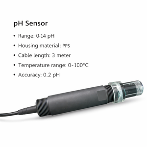หัววัดเซ็นเซอร์วัดค่า pH แบบกันน้ำพร้อมขั้วต่อ BNC สำหรับการตรวจสอบน้ำในอุตสาหกรรม ห้องปฏิบัติการ และตู้ปลา - Product Image 2