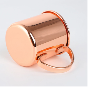Solid <b>Copper</b> Moscow Mule Mug Premium 100% Pure <b>Copper</b> Beer <b>Cup</b> 500ml Capacity Metal - Product Image 2