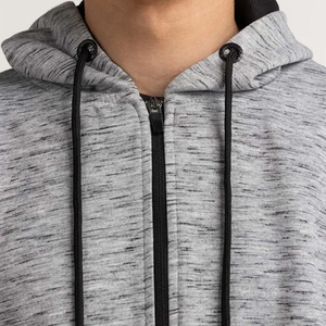 Sweat à capuche zippé pour homme personnalisé pour l'hiver avec design imprimé, tissu polaire à séchage rapide, couleur et logo personnalisés - Product Image 2