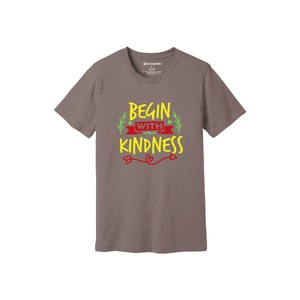 Kindness themes Print 100% camiseta de tela de algodón 160-180 a pesado GSM 12 colores disponibles Personalice su propio diseño y colocación - Product Image 6