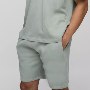 ชุดเสื้อยืดและกางเกงขาสั้น2ชิ้นแบบลำลองสำหรับฤดูร้อนชุดเสื้อยืดและกางเกงขาสั้น100% ผ้าฝ้ายจ๊อกกิ้งกีฬา - Product Image 2