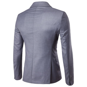Blazer de Traje de Negocios para Hombre de Calidad Prémium a Precio Económico al por Mayor, Tallas Grandes y Corte Entallado, Diseño Personalizado, Sólido, con Cierre de Botones y Transpirable - Product Image 6