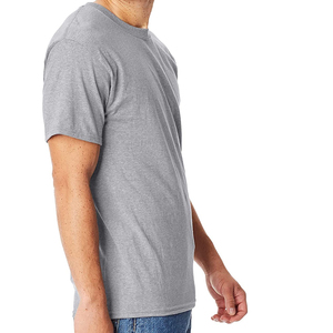 T-shirts vierges personnalisables avec logo, col rond, coupe oversize, en coton épais, vêtements de sport, t-shirt personnalisé pour hommes - Product Image 6