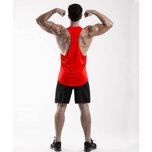 Camiseta Deportiva sin Mangas para Hombre, Tejido Elástico, Secado Rápido, para Correr y Entrenar - Product Image 1