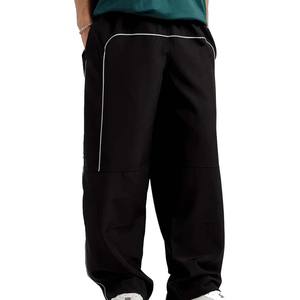 Pantalones Anchos de Pierna Ancha de Poliéster Desgastado con Lavado Ácido, Cintura Alta, Holgados, Estilo Vintage, Diseño Personalizado de Fabricante 2025 - Product Image 3