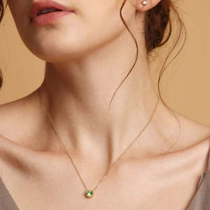 Collier délicat en pierre de naissance à changement de couleur naturelle pour femmes et filles, pendentif en argent, cadeau d'anniversaire, cadeau d'amour - Product Image 5